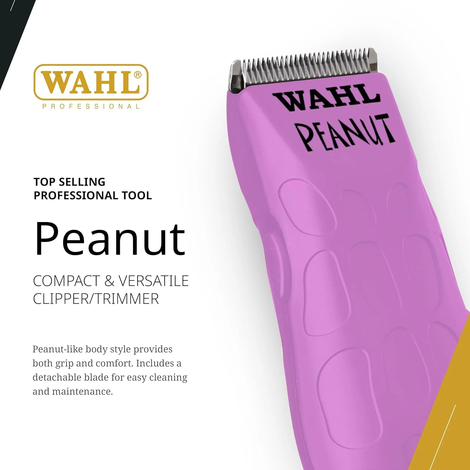 WAHL LE ORCHID BLACK PEANUT CLIPPER/TRIMMER(3025896) - Image 2