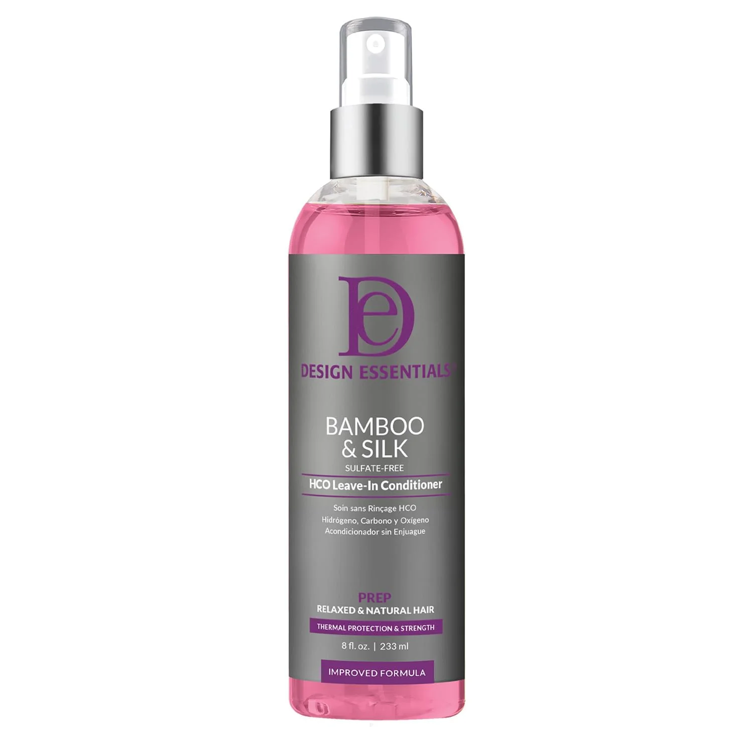 Design Essentials Bamboo &amp; Silk HCO HCO LEAVE-IN CONDITIONER 8OZ(40161) - Image 2