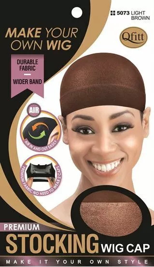 Qfit PREMIUM STOCKING WIG CAP (#5073)