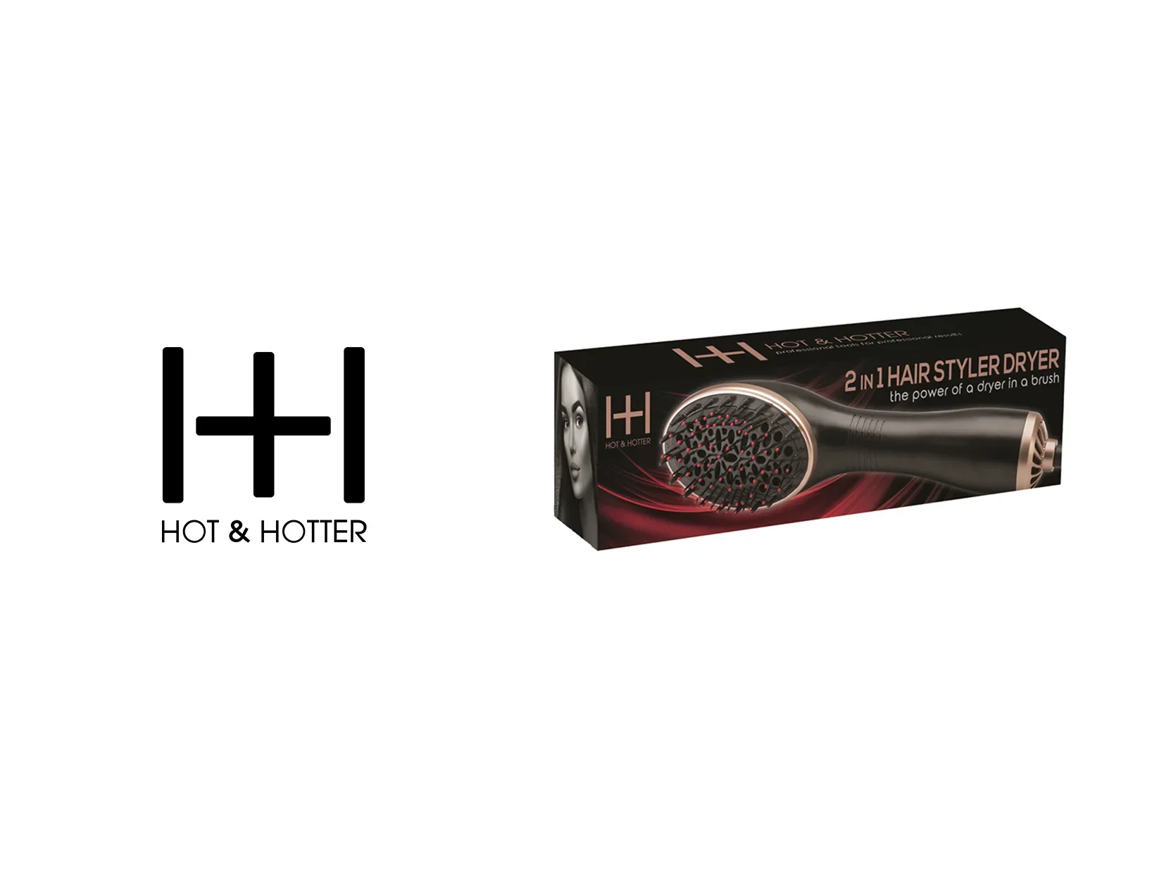 H&H 2 IN 1 HAIR STYLER DRYER(#5906) - Image 3