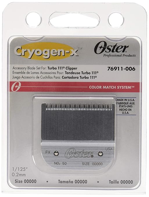 911006  OSTER BLADE-CRYOGEN-X TURBO 111 SIZE 00000           (40420*  blade - Image 2