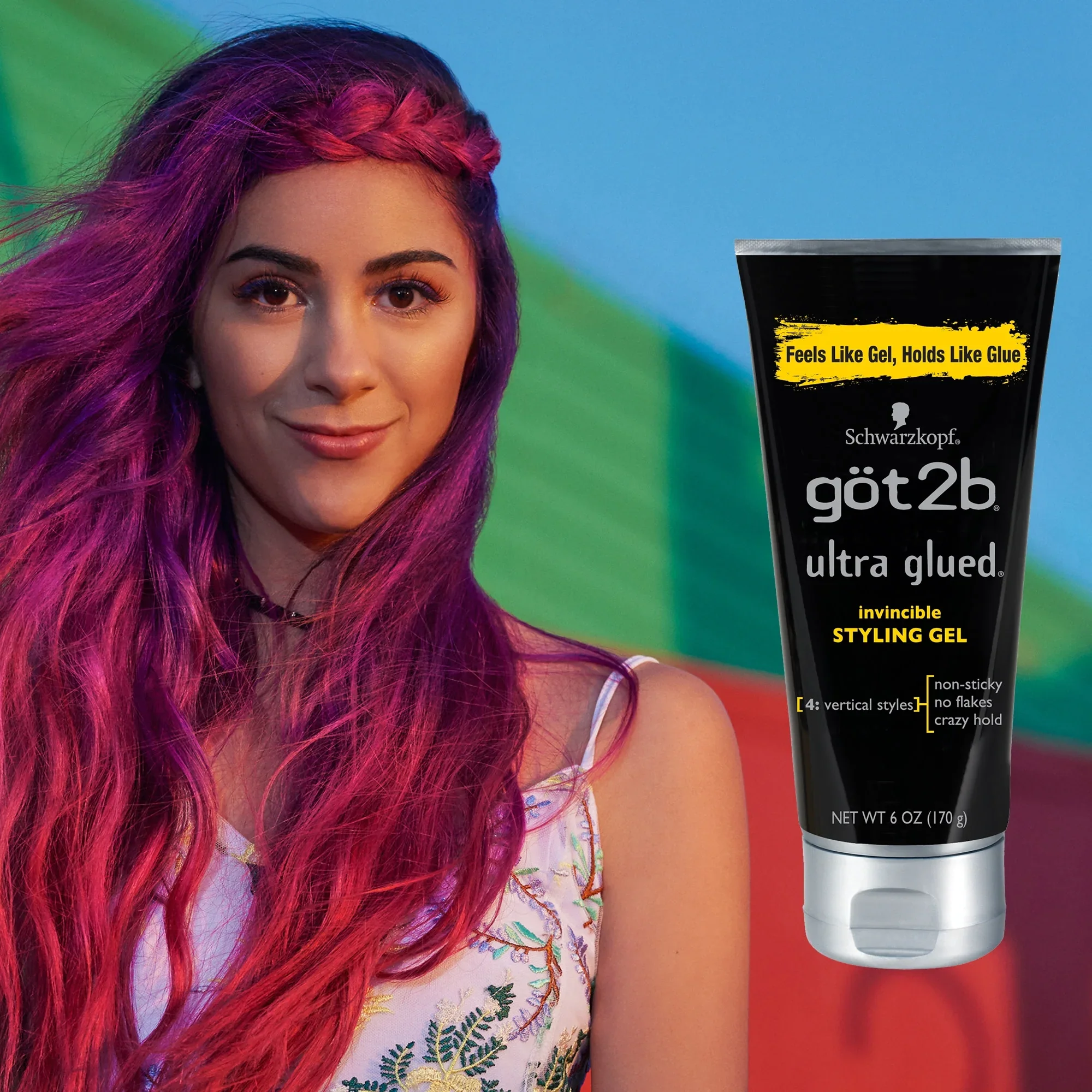 GOT 2 B ULTRA GLUES STYLING GEL 6OZ(AA33149) - Image 2