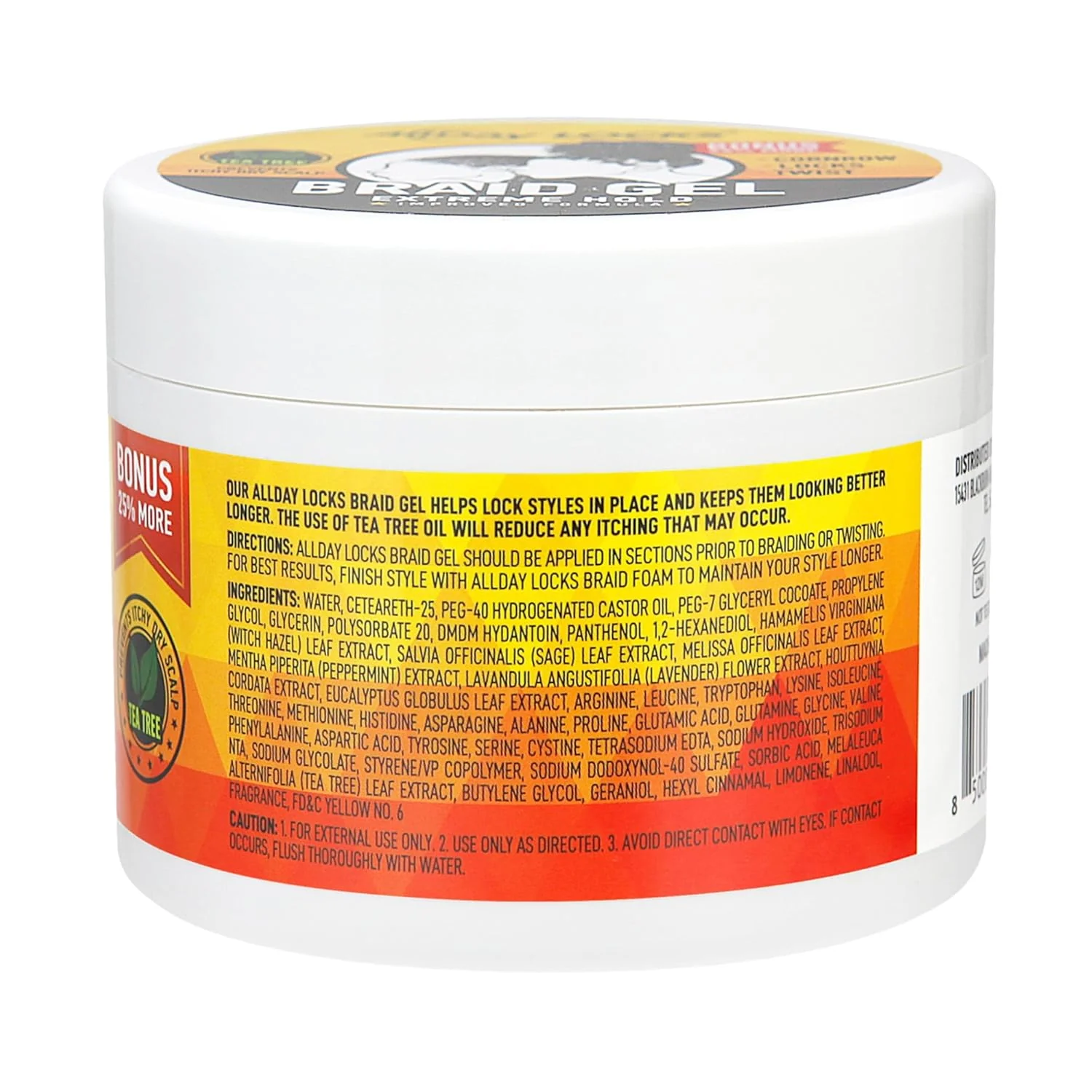 ALL DAY LOCKS & BRAID GEL (JAR) 5 OZ (ADA83721) - Image 3