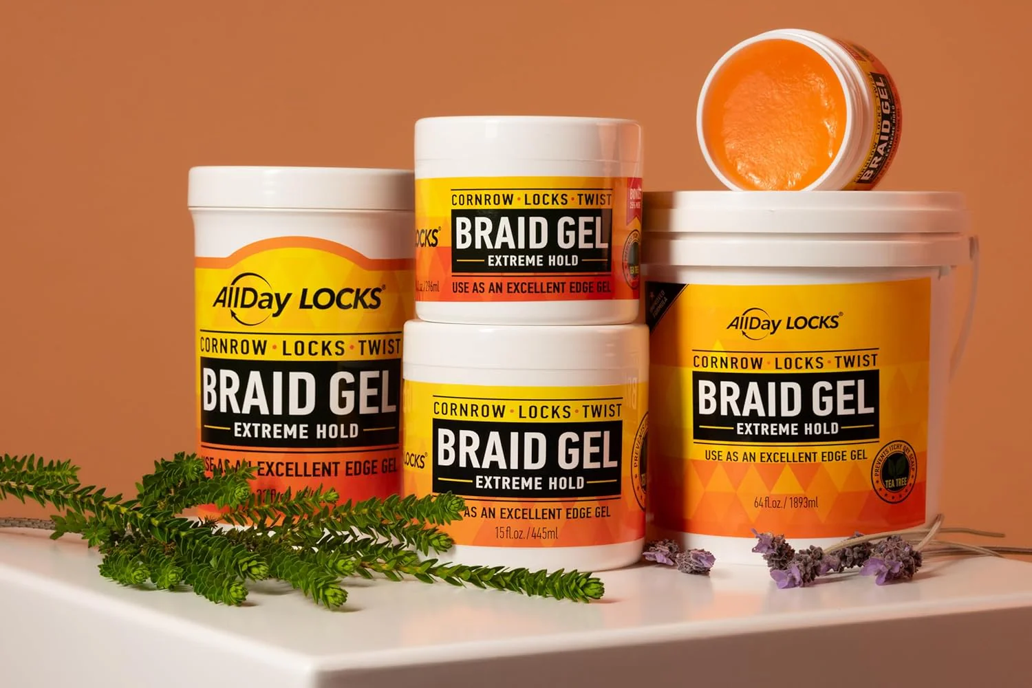 ALL DAY LOCKS & BRAID GEL (JAR) 5 OZ (ADA83721) - Image 8