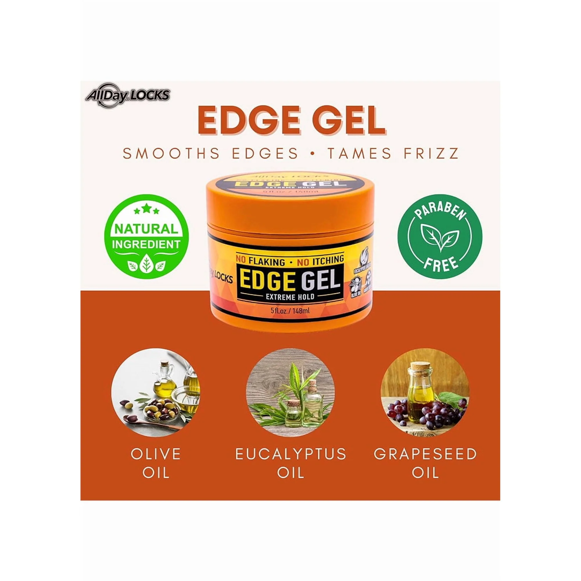 ALL DAY LOCKS EDGE GEL (JAR)  10 OZ(ADA96544) - Image 5