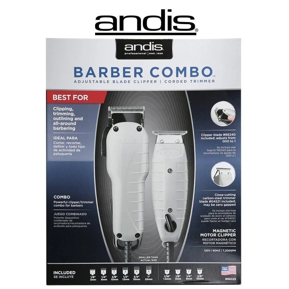 ANDIS CLIPPER/TRIMMER BARBER COMBO clip/trimm - Image 4
