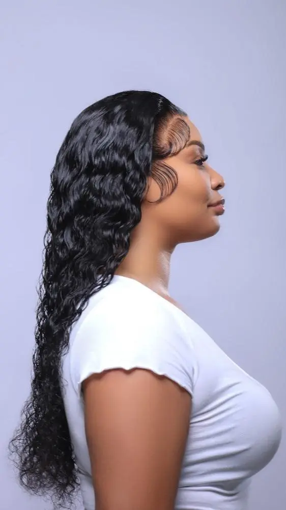 Hershe arabian 13x4 italian Curl Wig - Image 3