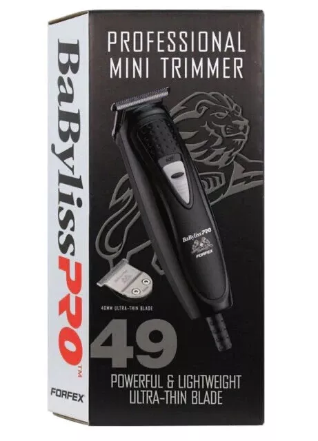 CONAIR BABYLISSPRO TRIMMER-FX49 MINI ULTRA THIN (24101)(BAB24101) - Image 2