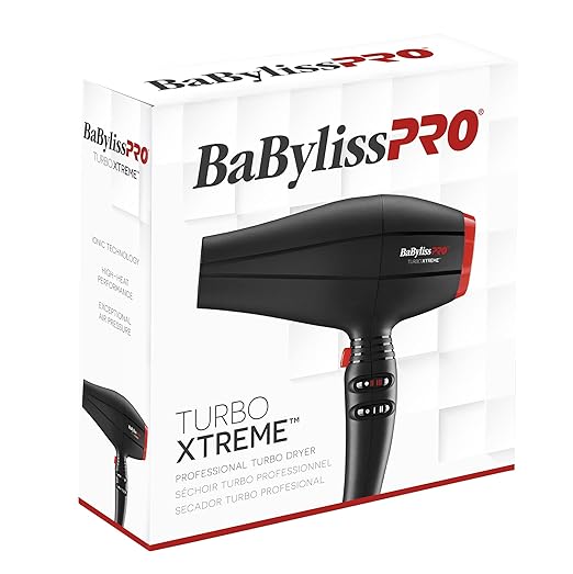 BAB40543  CONAIR BABYLISSPRO DRYER-TURBO XTREME [BLACK]       (405439)  dryer1875w - Image 2