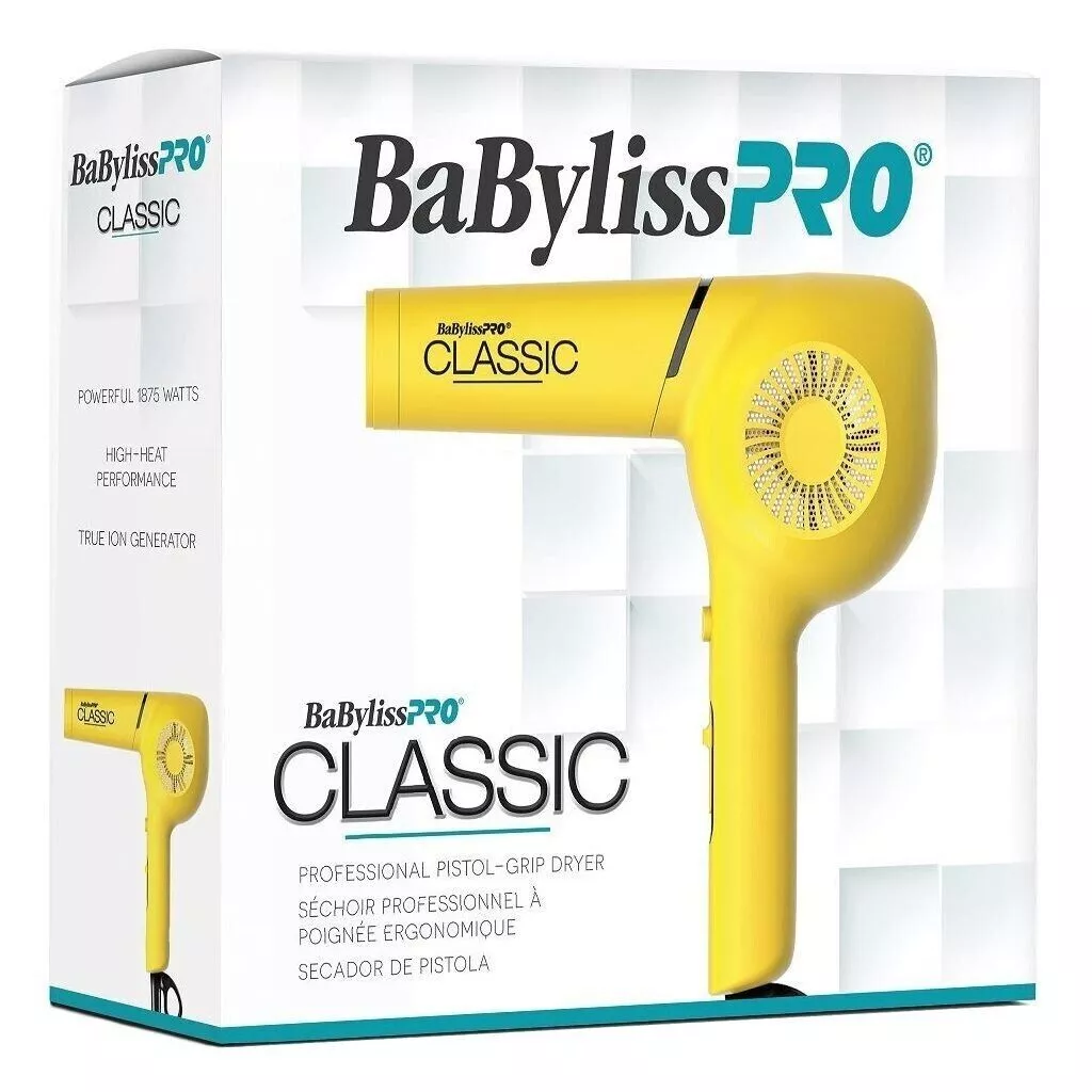 BAB40999  CONAI BABYLISSPRO DRYER-CLASSIC YELLOW  dryer1875w - Image 3