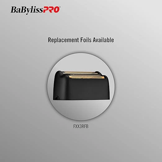 BAB45886 BABYLISSPRO FX3 SHAVER BLACK