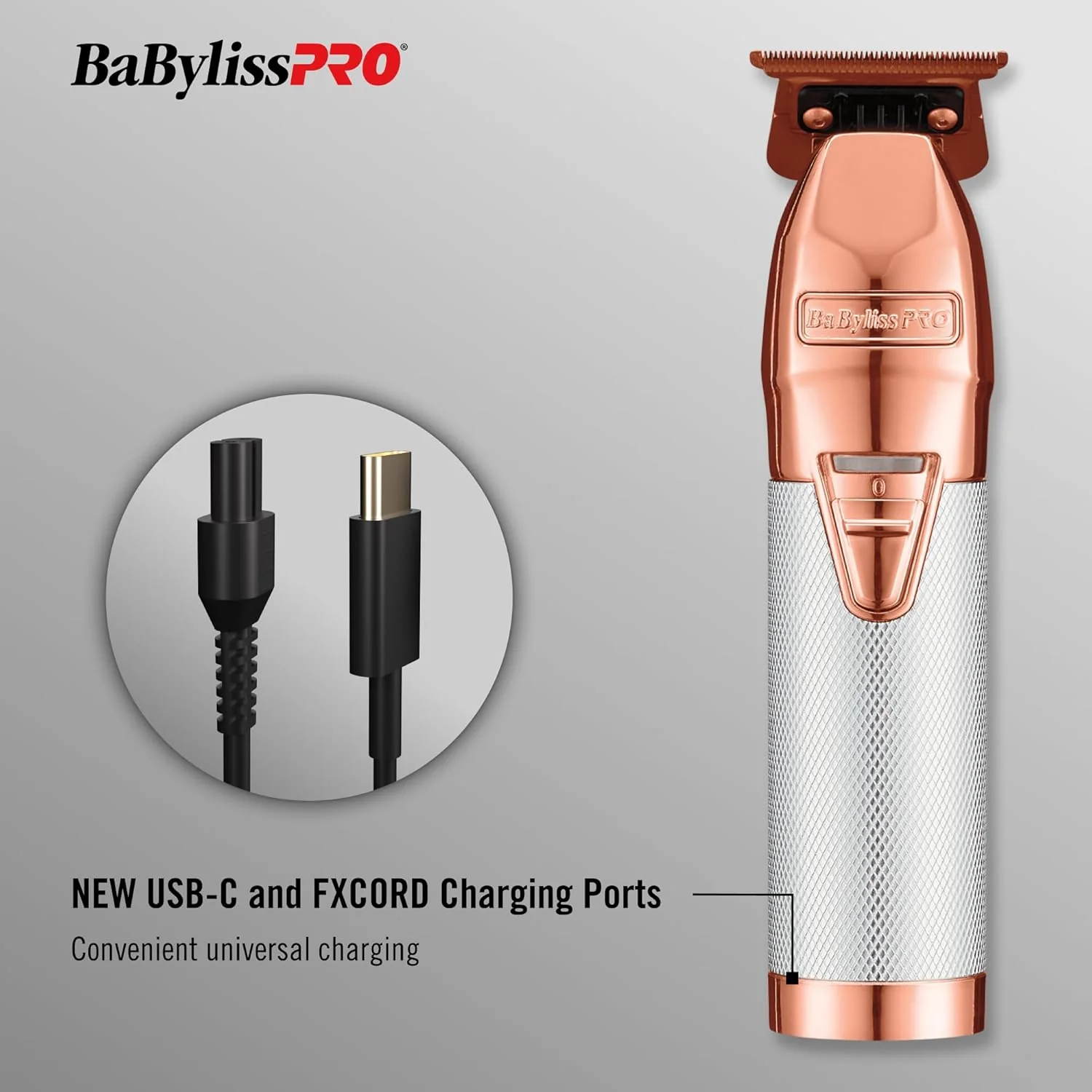 CONAIR BABYLISSPRO TRIMMER-OUTLINER FX787NRG ROSE GOLD(BAB47495) - Image 6