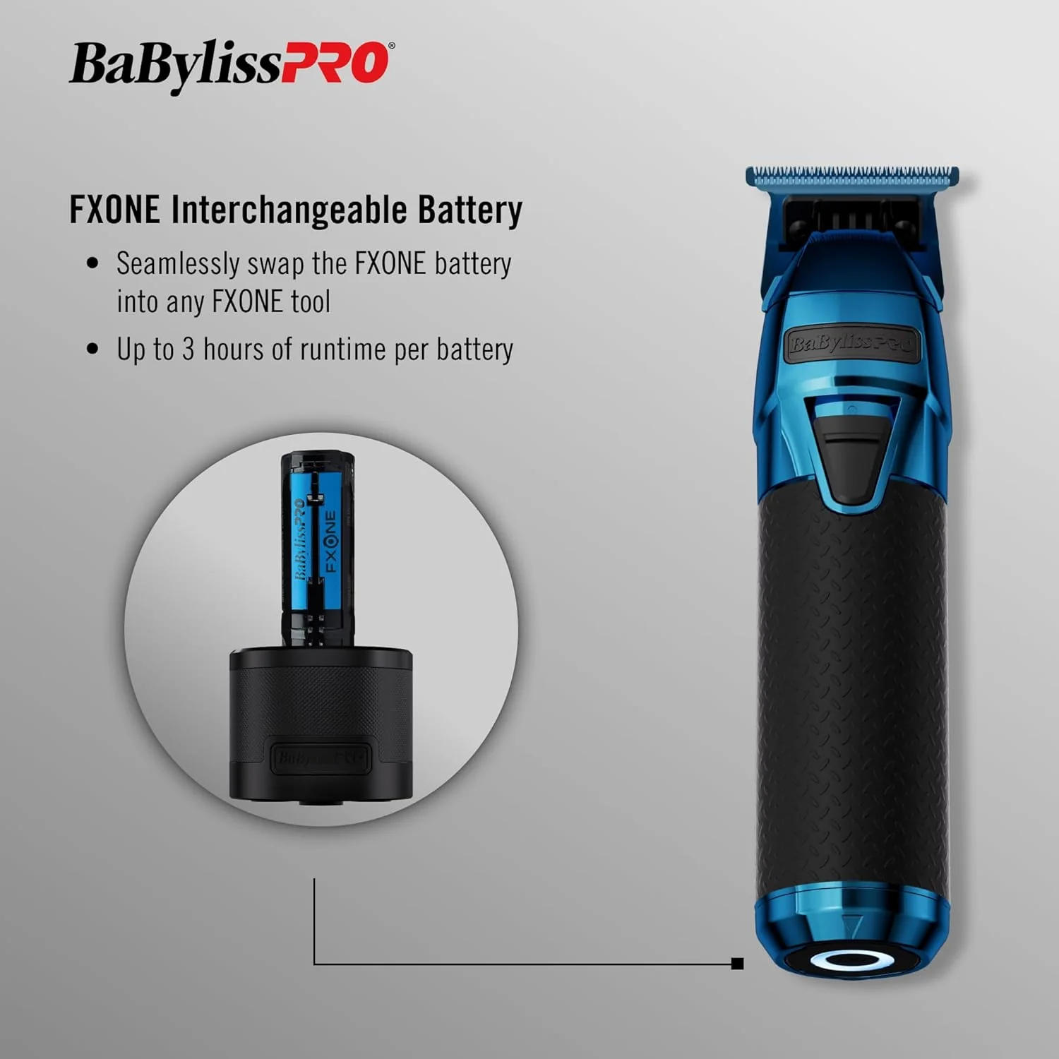 CONAIR BABYLISSPRO TRIMMER-FXONE FX799 BLUE(BAB48369) - Image 3