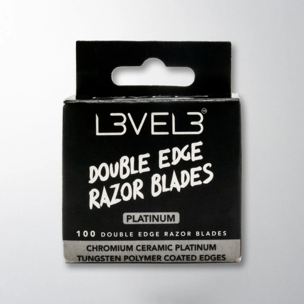 L3VEL3 DOUBLE EDGE RAZOR BLAZES PLAT 100PK(BD001)