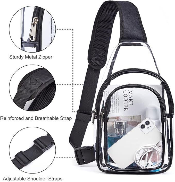 BR1001S BR1001S CLEAR SLING BAG SMALL - Image 2