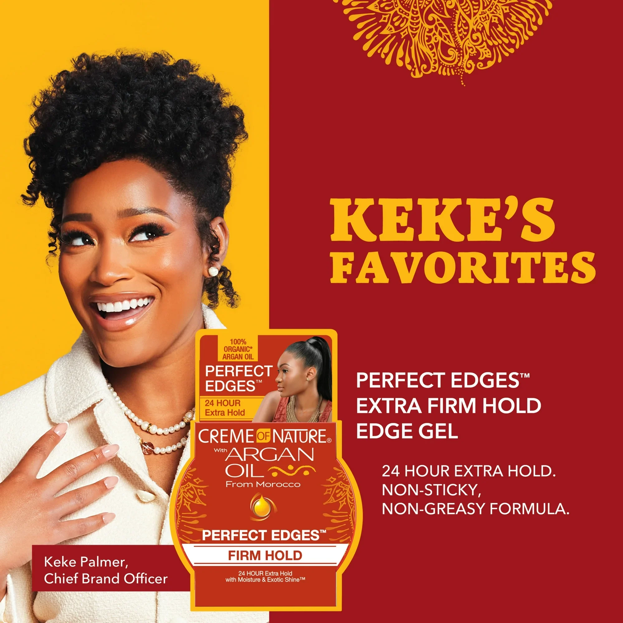Creme of Nature ARGAN OIL PERFECT EDGES 2.25oz(C06105) - Image 3
