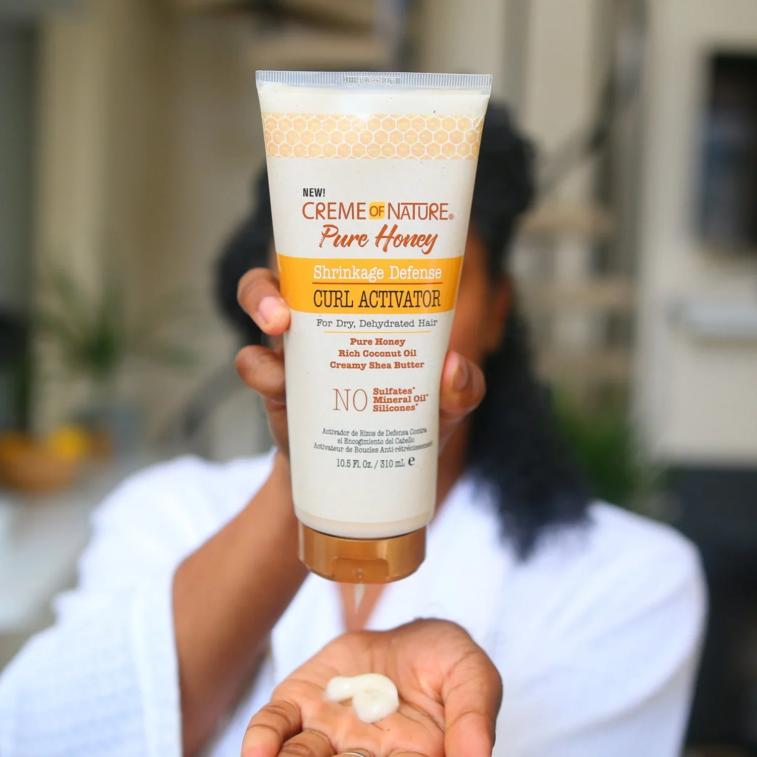 Creme of Nature Curl Activator Styling Cream with Pure Honey 10.5oz (C47318) - Image 4