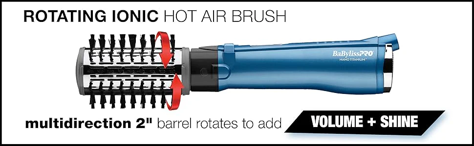 CONAIR BABYLISSPRO NANO TITANIUM-ROTATING HOT AIR BRUSH - Image 3