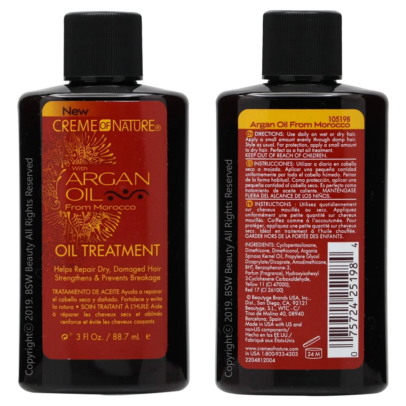 Creme of Nature Argan Oil Treatment – 3 oz(RR25198) - Image 3