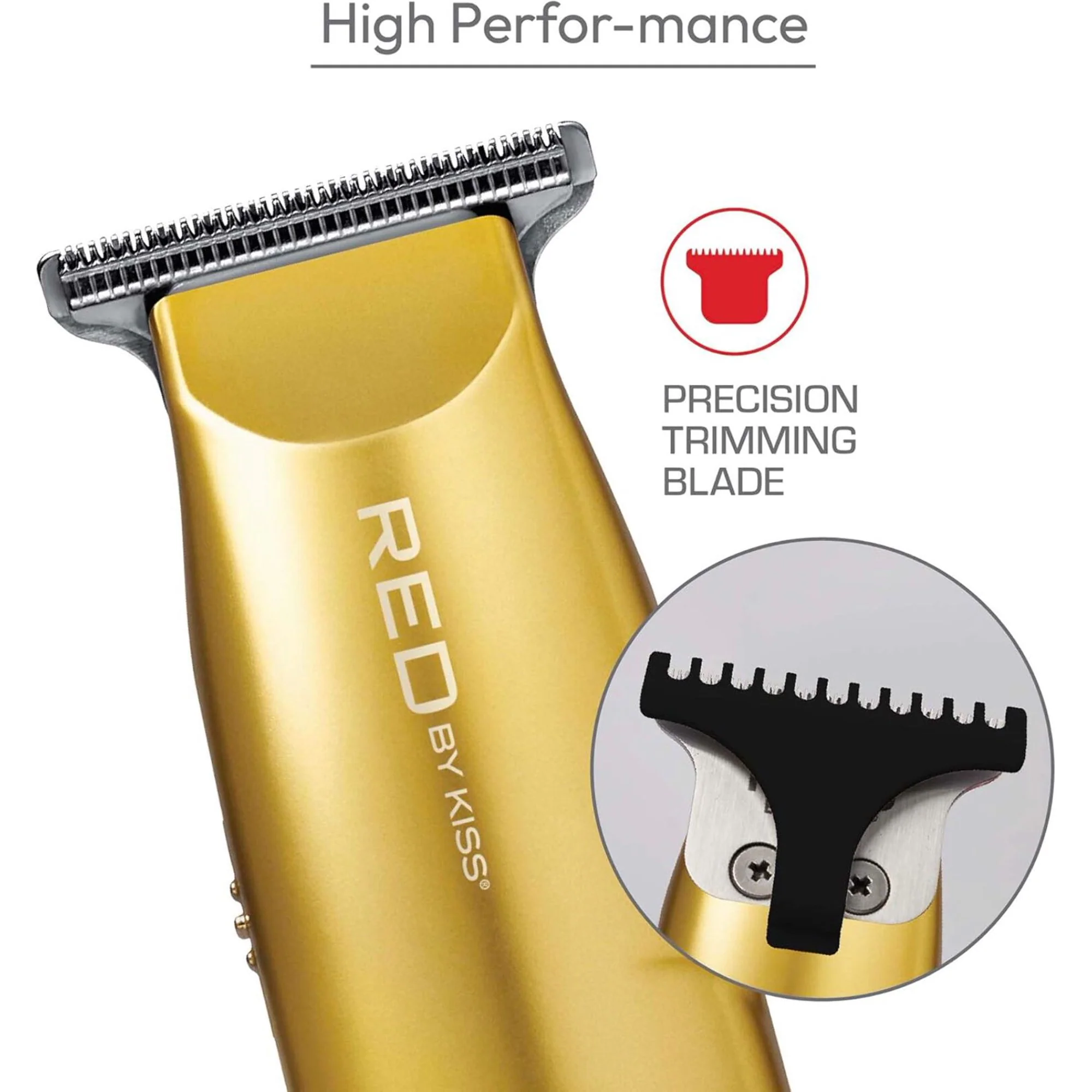 CT09 Red Mini cordless Trimmer GOLD - Image 6