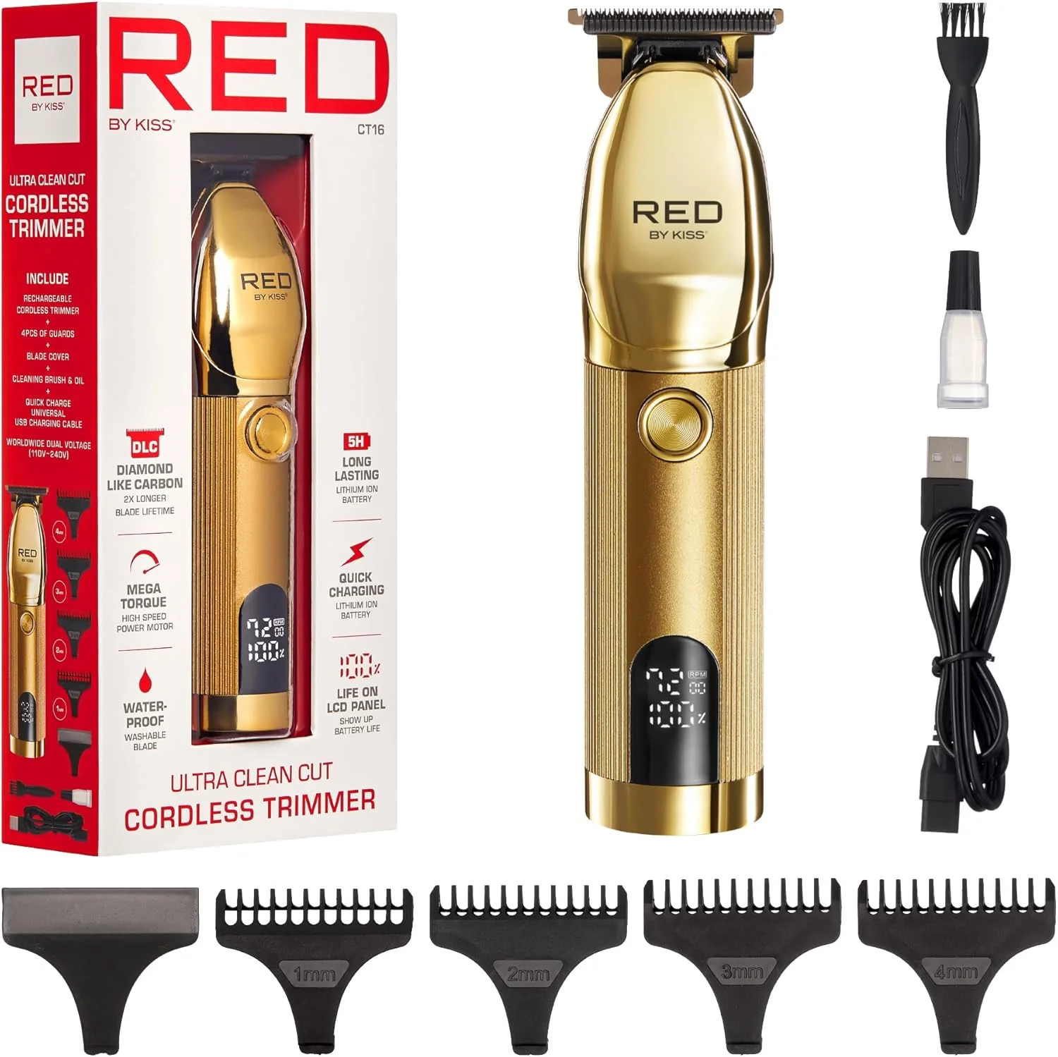 CT16 RED CORDLESS TRIMMER