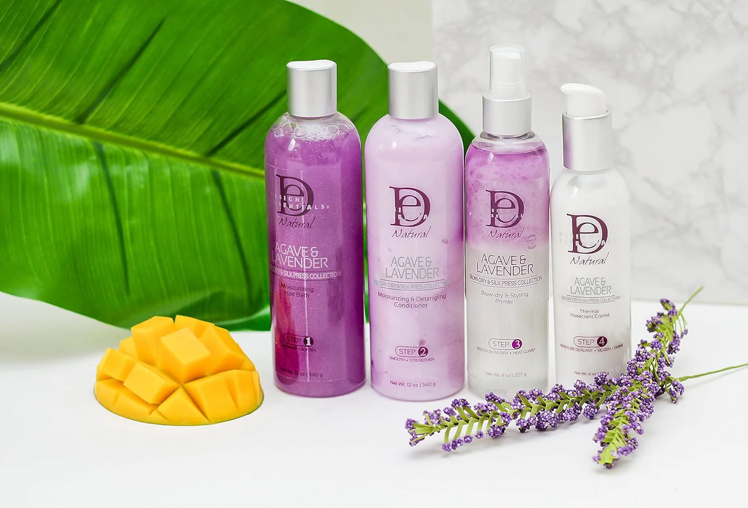 Design Essentials AGAVE & LAVENDER HAIR BATH (STEP 1) 12 OZ(DES00471) - Image 3