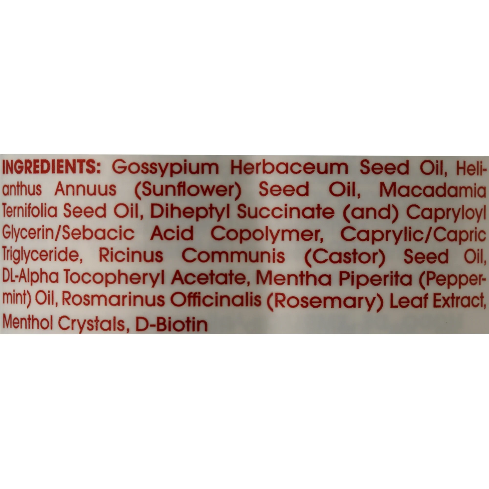 DESIGN EDGE & TEMPLE STRENGTHENING OIL  4 OZ (BIOTIN & BLACK CASTOR OIL)(DES00547) - Image 5