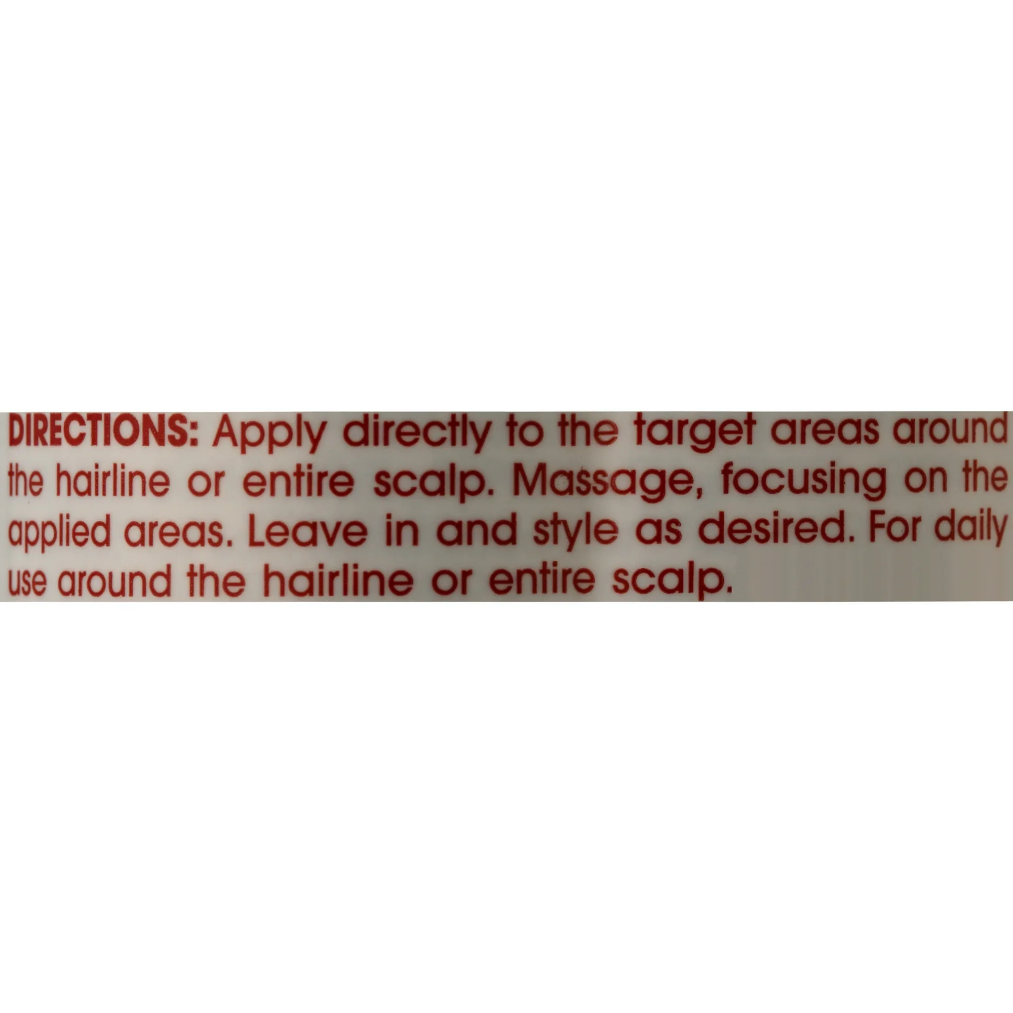 DESIGN EDGE & TEMPLE STRENGTHENING OIL  4 OZ (BIOTIN & BLACK CASTOR OIL)(DES00547) - Image 6