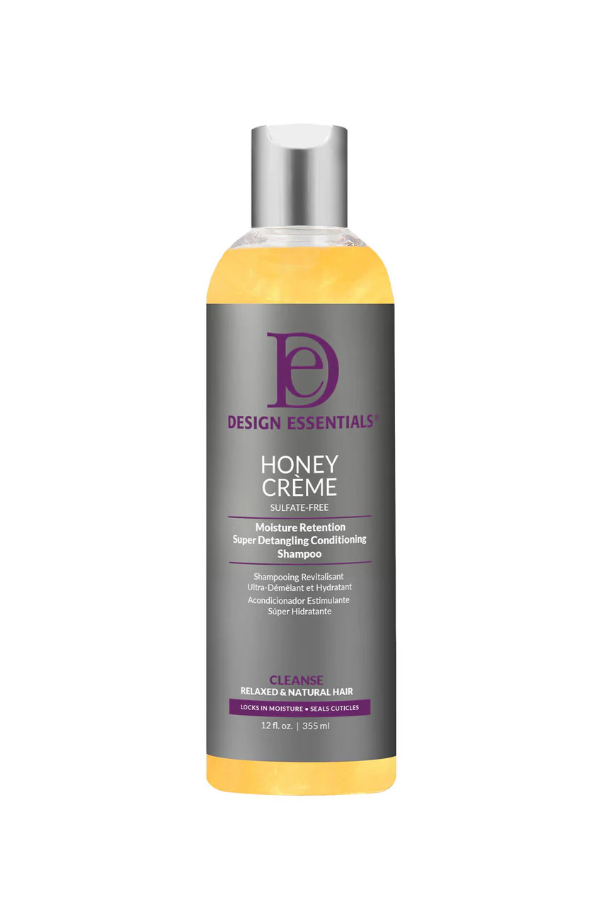 Design Essentials Honey Crème Moisture Retention Super Detangling Conditioning Shampoo  12 OZ(DES00567)