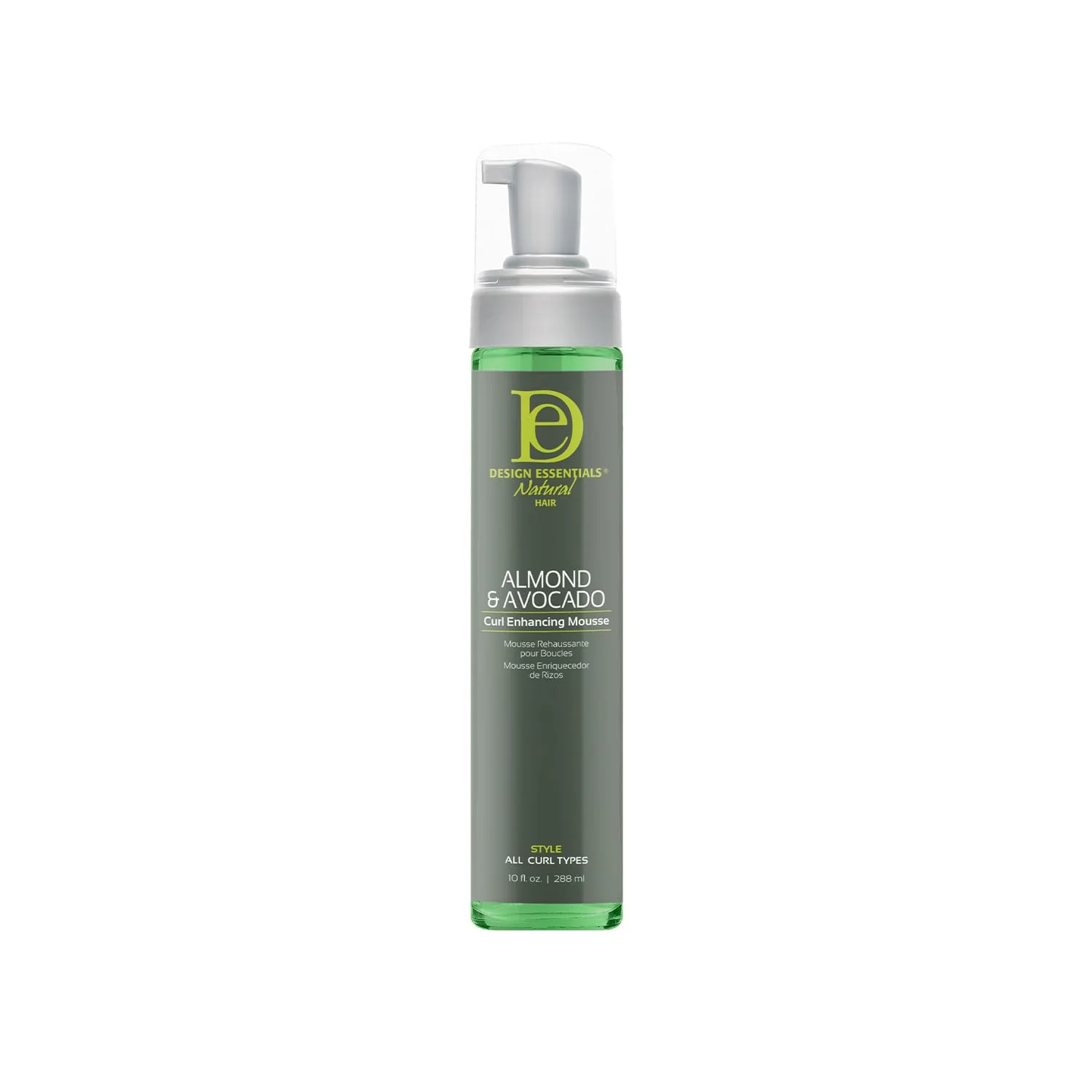 DESIGN NATURAL ALM & AVOC CURL ENHANCING MOUSSE 10 OZ(DES00947)