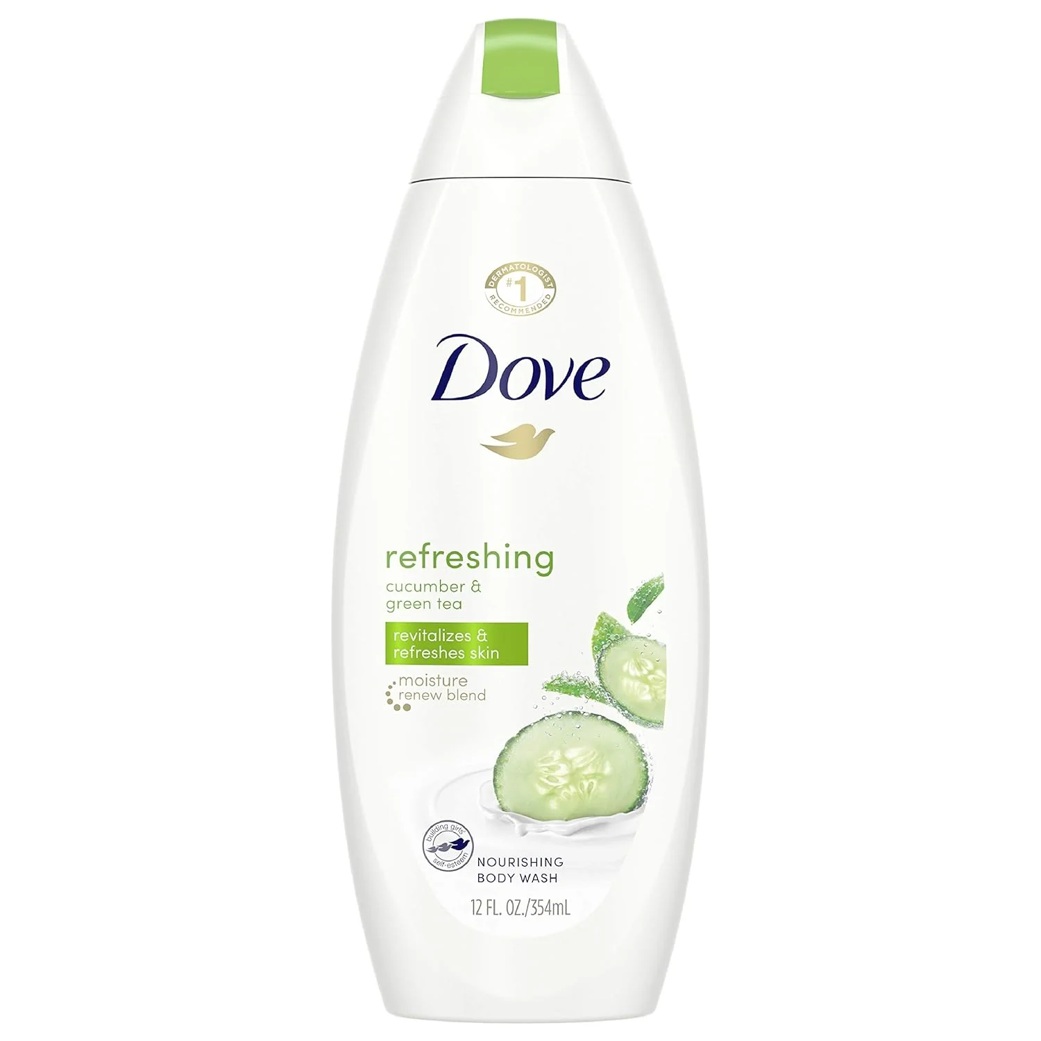 DOVE BODYWASH FRESH CUCUMBER 750ML