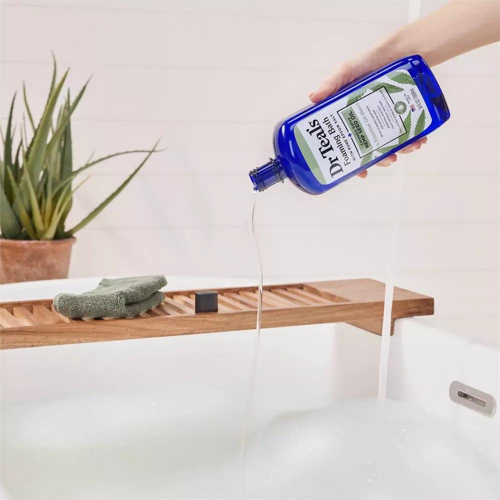 DR TEALS FOAMING BATH [HEMP SEED] 34oz - Image 3