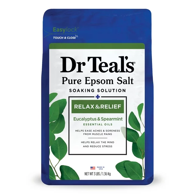 DR TEALS SOAKING SOLUTION [RELIEVE&RELIEF] EUCALYP SPRMINT 3lb
