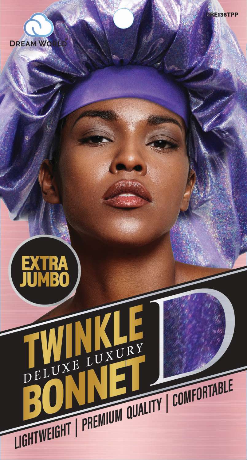 DREAM W-TWINKLE BONNET JUMBO G/PP (DRE136TPP)