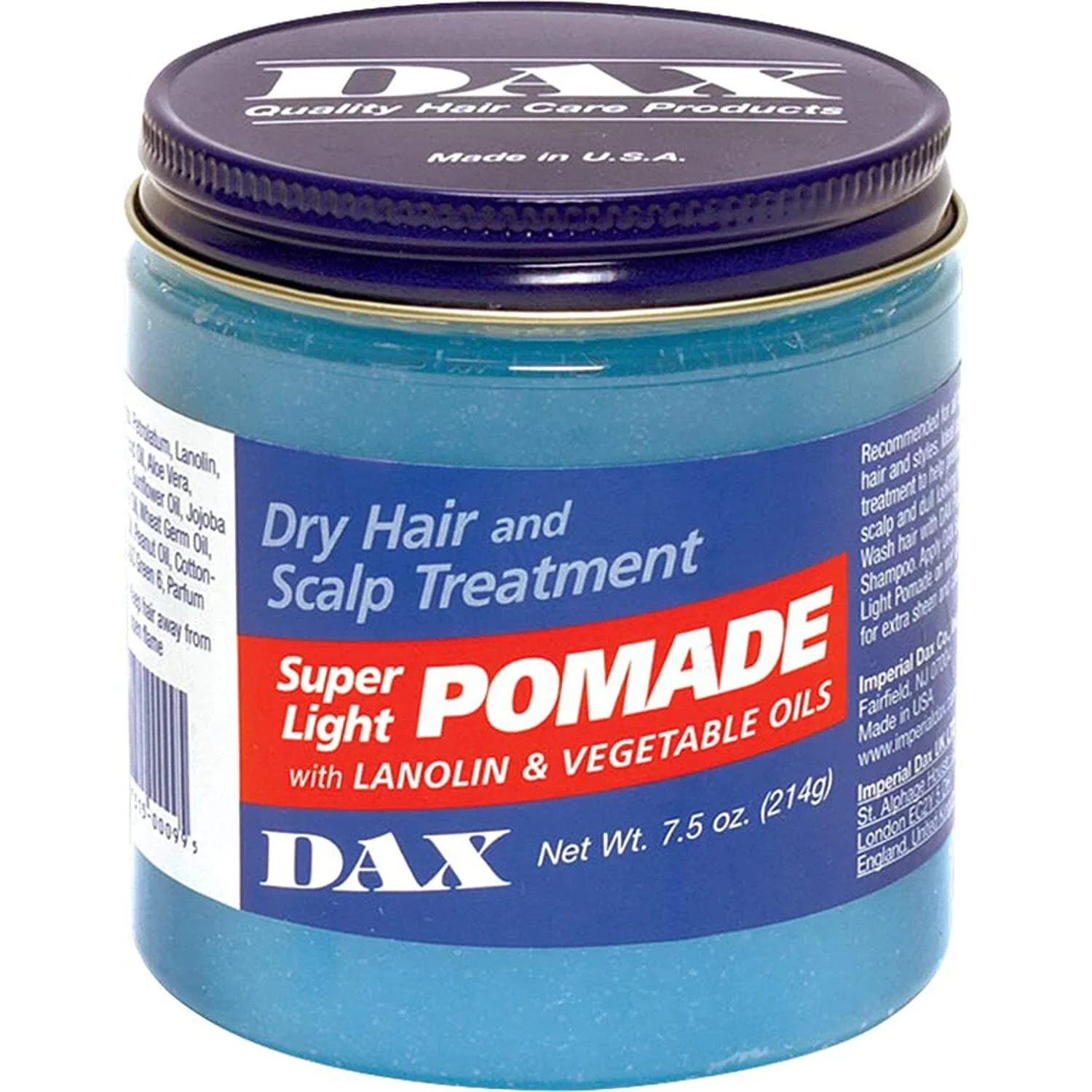 DAX SUPER LIGHT POMADE (MY26)(JL26)     (00099)  7.5oz(DX099 ) - Image 2