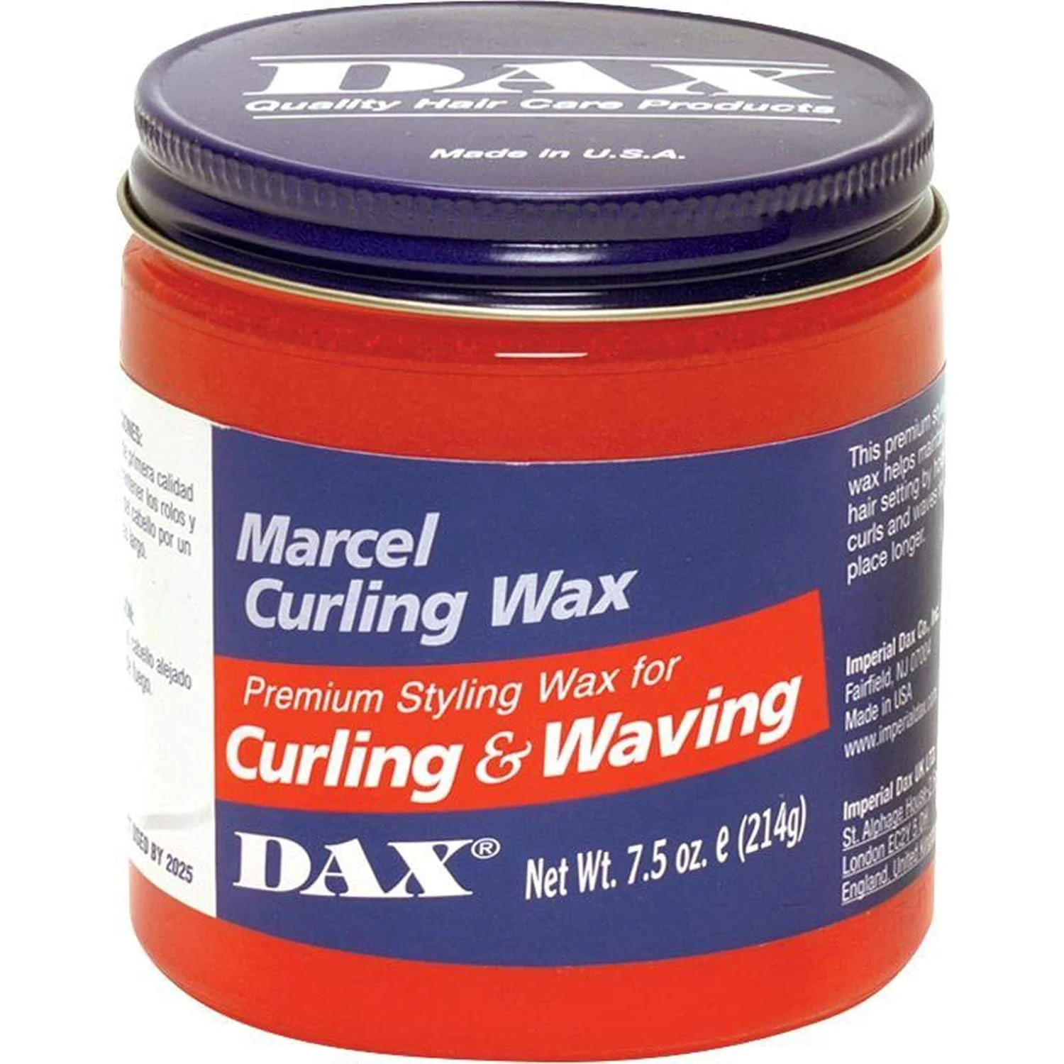 DAX MARCEL CURLING & WAVING WAX (FE26)(AP26)(AP26)   (00203)  7.5oz(DX203 )