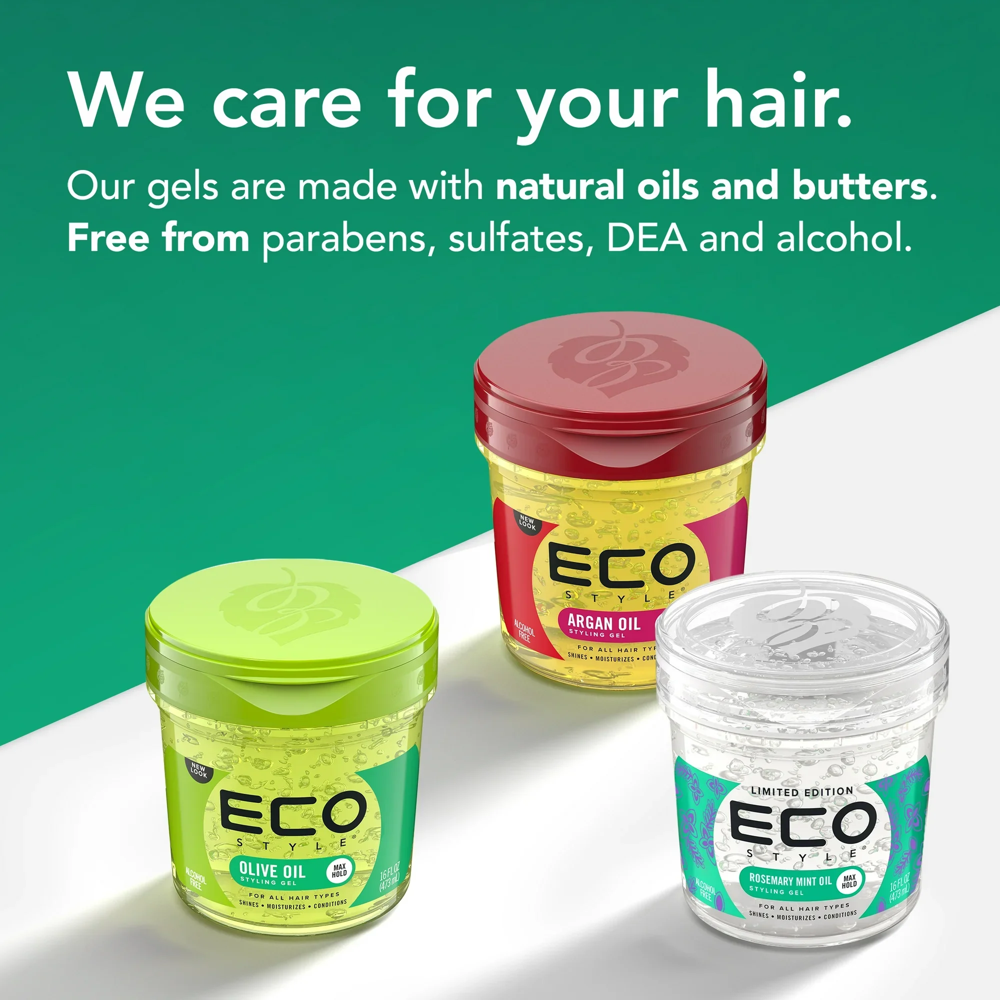 ECO STYLING GEL ROSEMARY MINT 16OZ(E00041) - Image 4