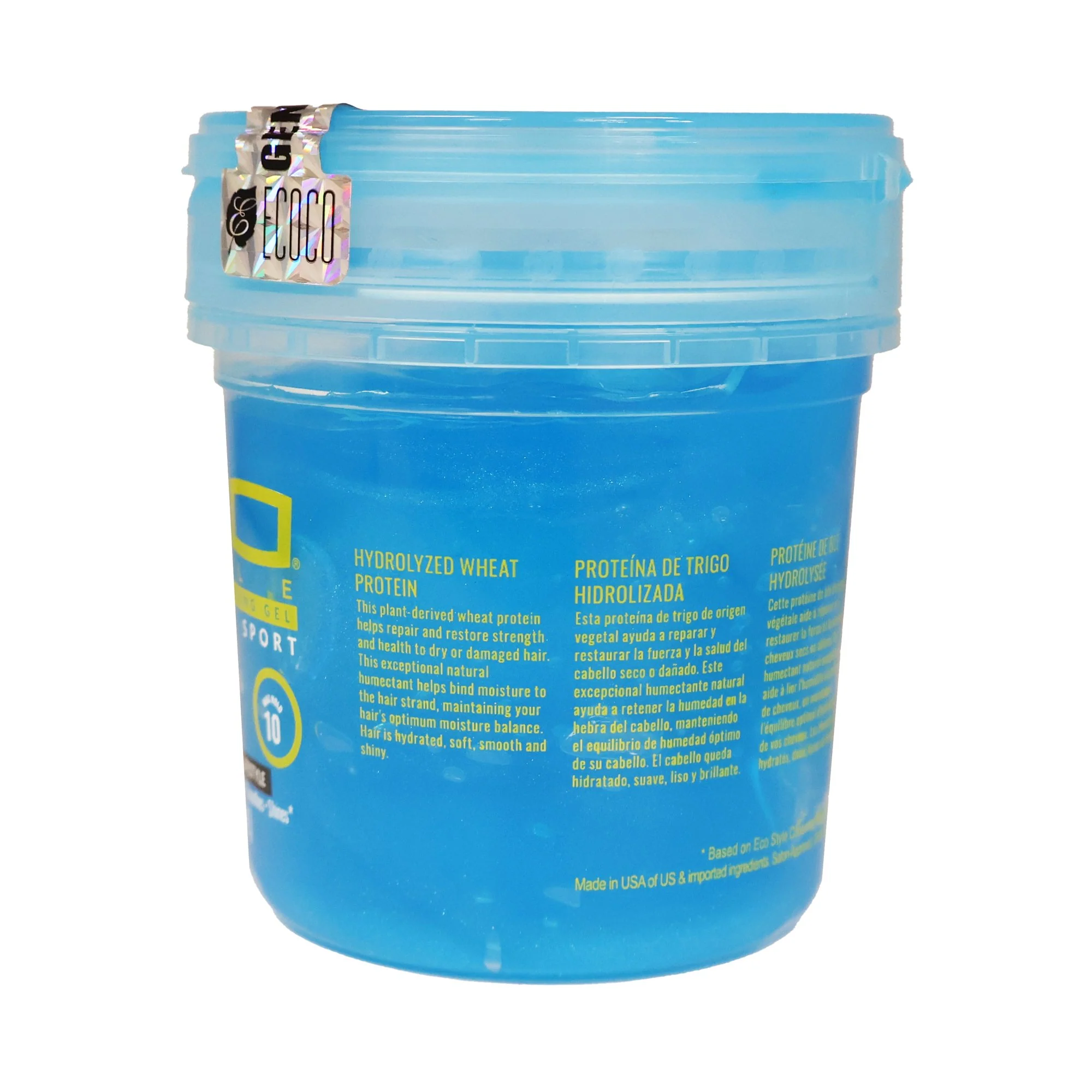 Eco Styling Gel Blue 8FL OZ(NE702A) - Image 3