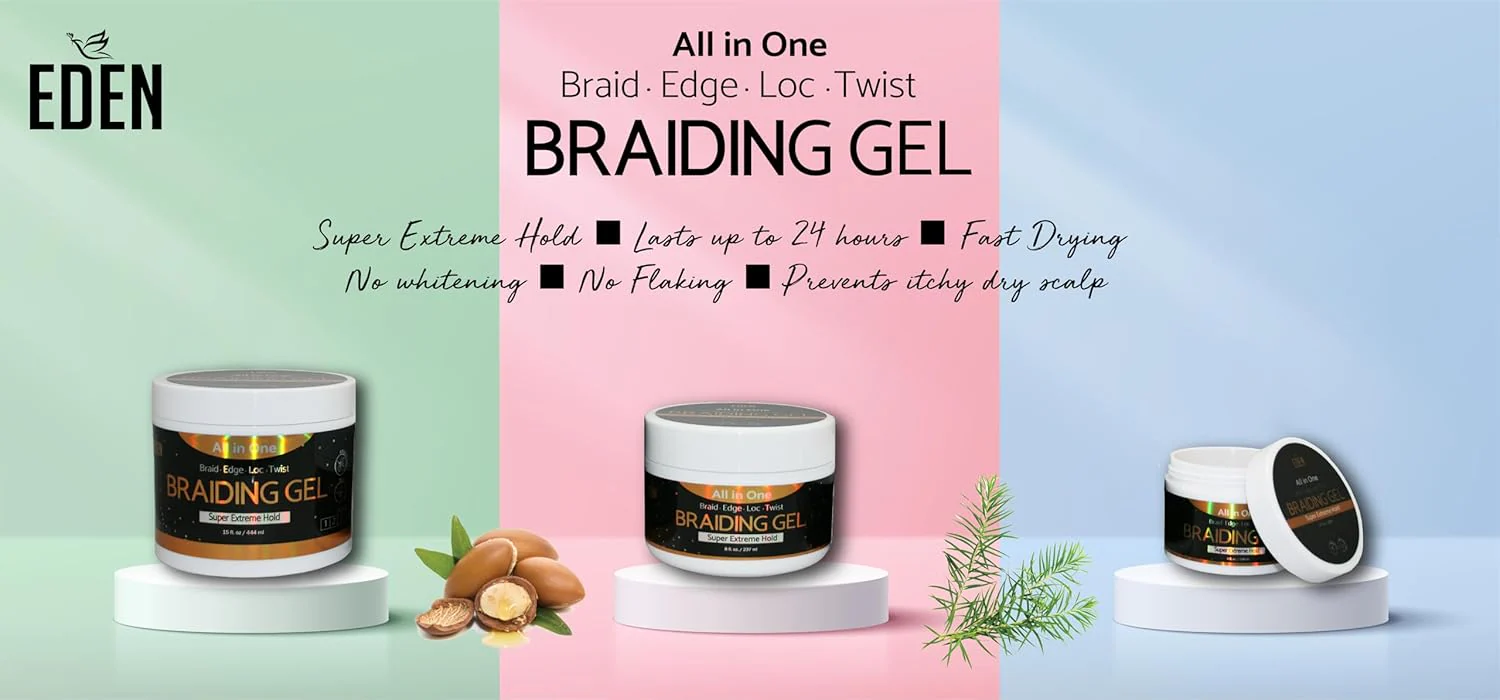 EDEN Braiding Gel – 4 Fl Oz - Image 4