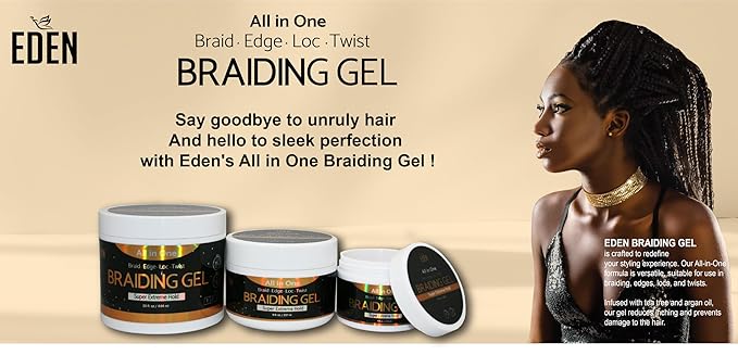 EDEN Braiding Gel – 8 Fl Oz - Image 3