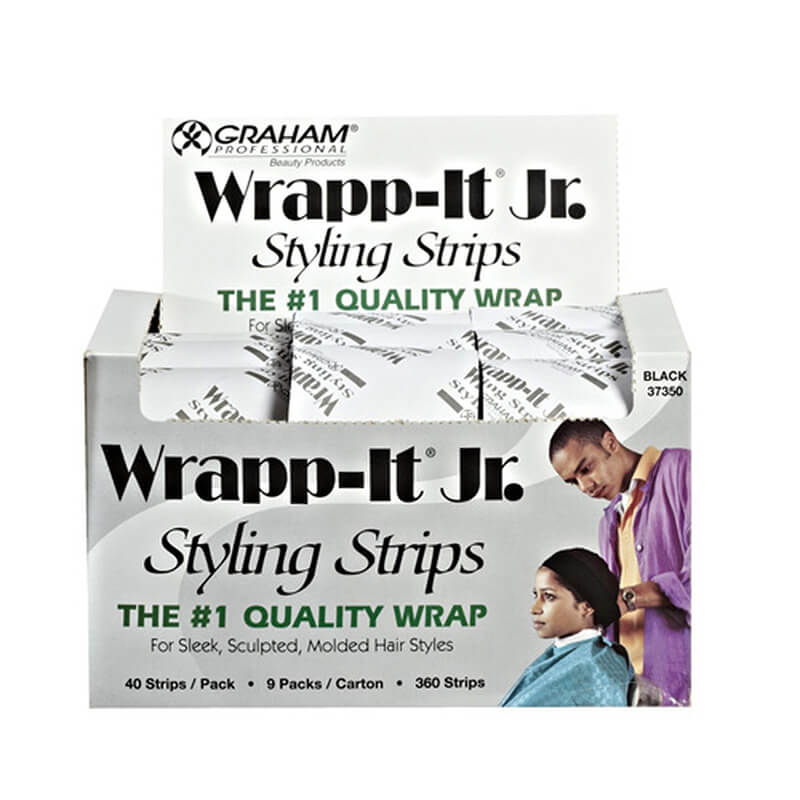 Graham Wrapp-It Jr. Styling Strips #Black