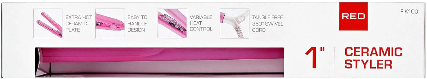FIK100 RED 1" CERAMIC STYLER - Image 2