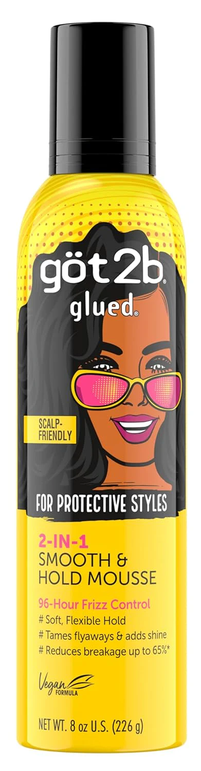 GOT2B GLUED 2in1 SMOOTH HOLD MOUSSE - 8OZ(G2B92691)