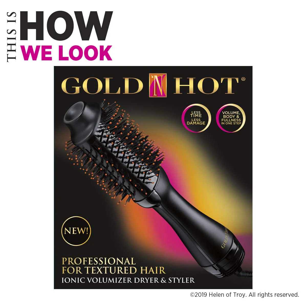 GH141 Gold N Hot DRYER & STYLER VOLUME - Image 2