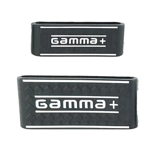 GP309B Gamma+ Clipper & Trimmer Grip Set (black with white  logo)