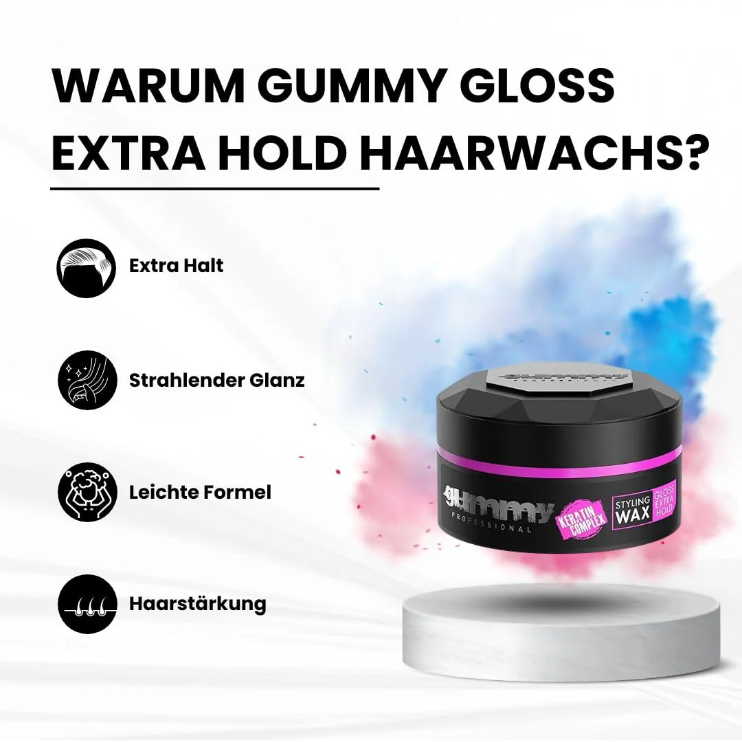 GUM00800 GUMMY WAX [EXTRA GLOSSY][PURPLE] 150ML - Image 4