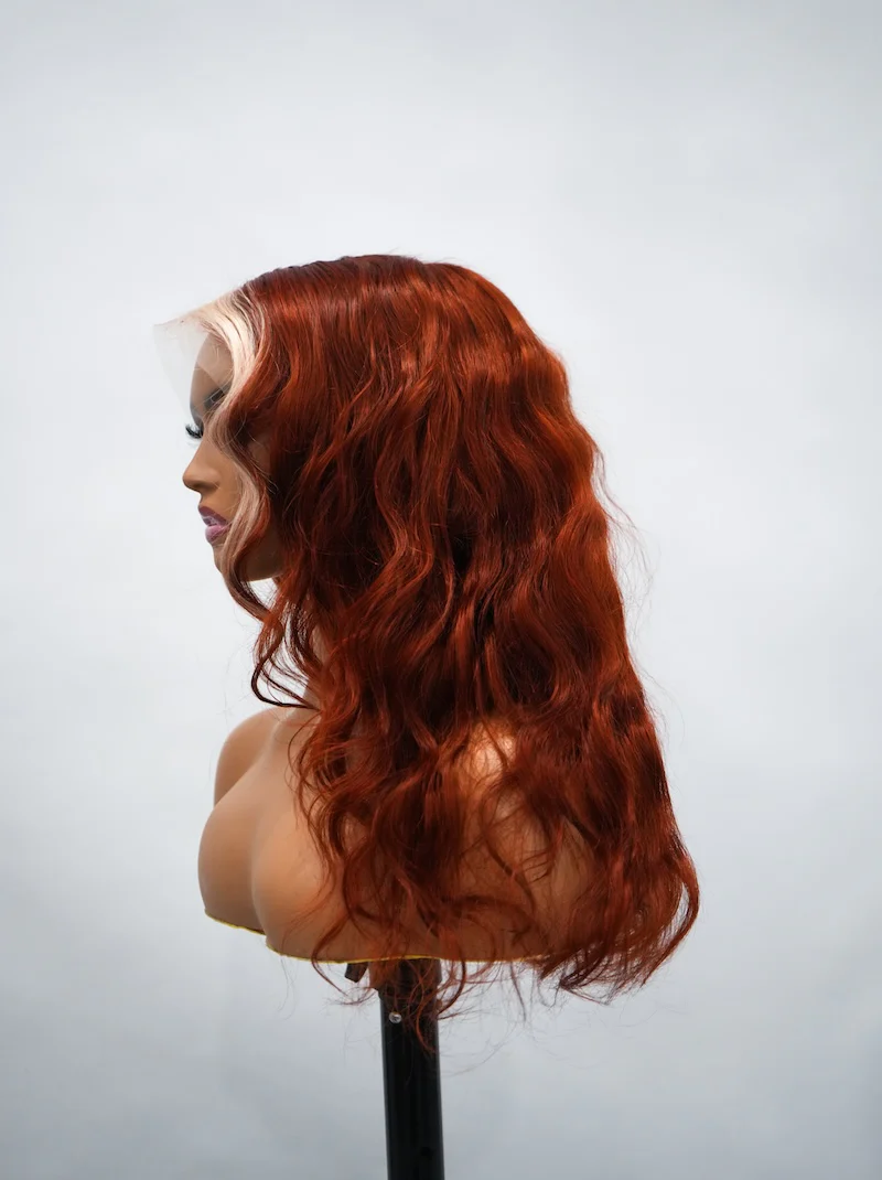 HERSHE COLORS 100% VIRGIN 13X4 REDBROWN/613 BD - Image 3