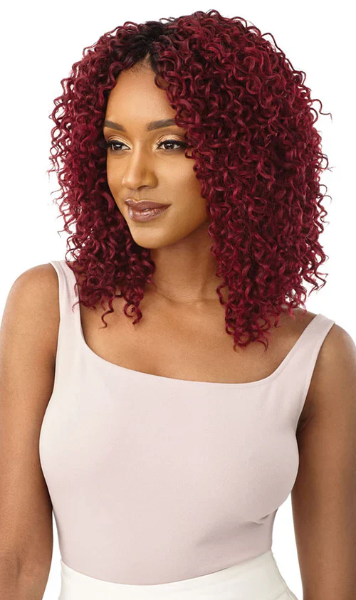 Outre Purple Pack Long Wet & Wavy Boho Curl 3Pcs Weave - Image 3