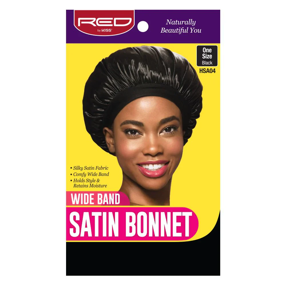 RED Kids Satin Bonnet