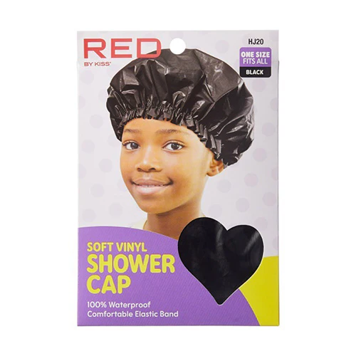 RED Kids Shower Cap Black (HJ20)